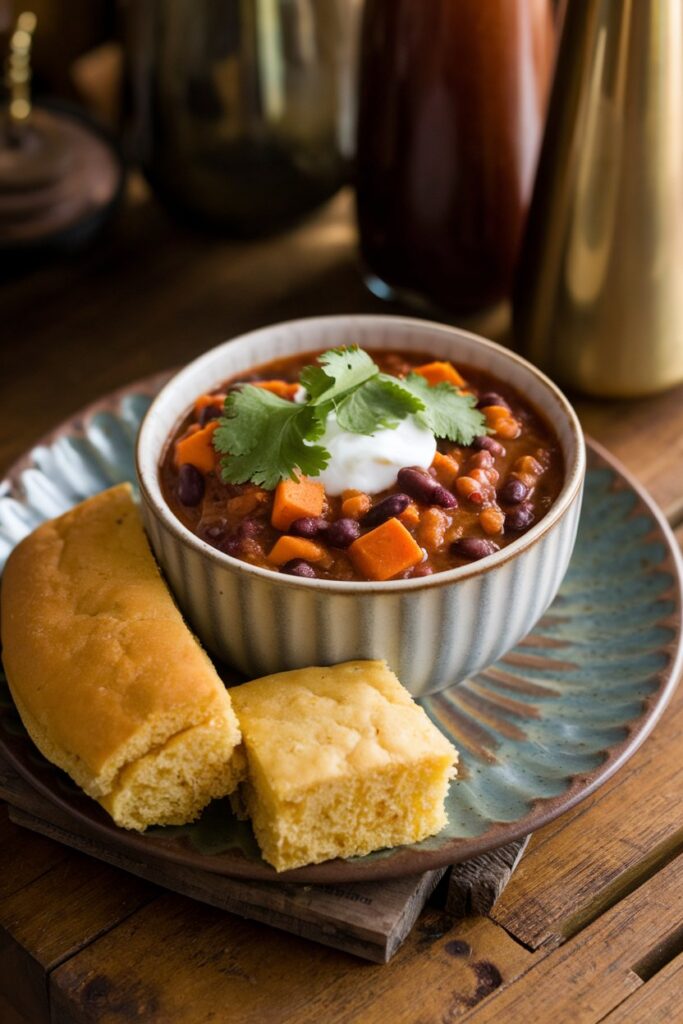  Sweet Potato and Black Bean Chili