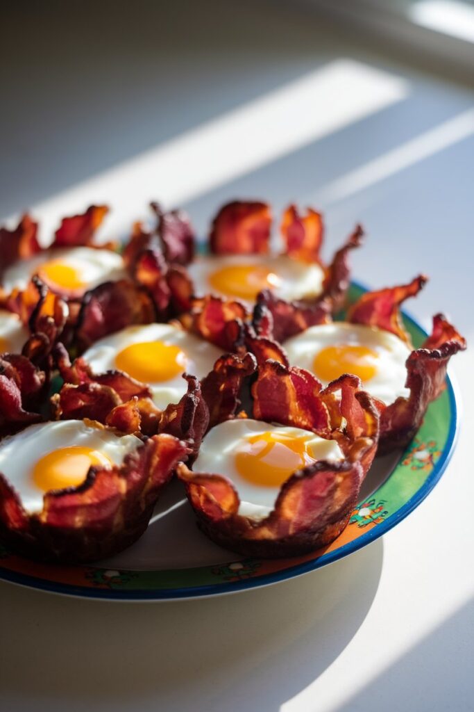  Egg and Bacon Breakfast Cups