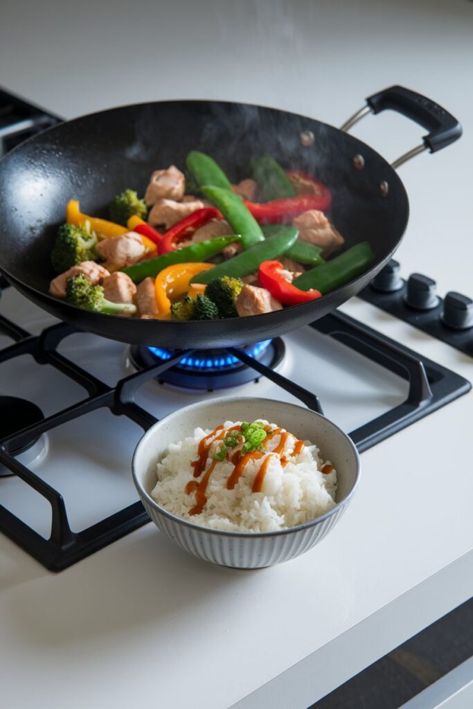  Chicken Stir-Fry with Rice