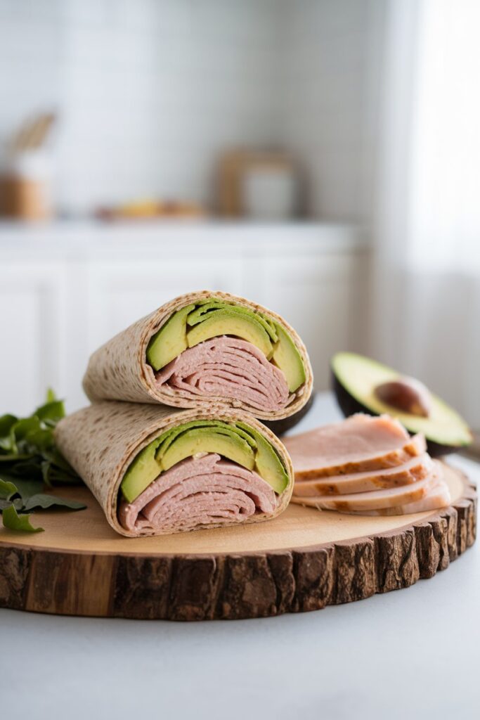 Avocado and Turkey Wrap