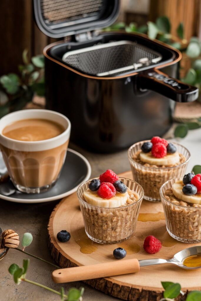 Crispy Air Fryer Oatmeal Cups