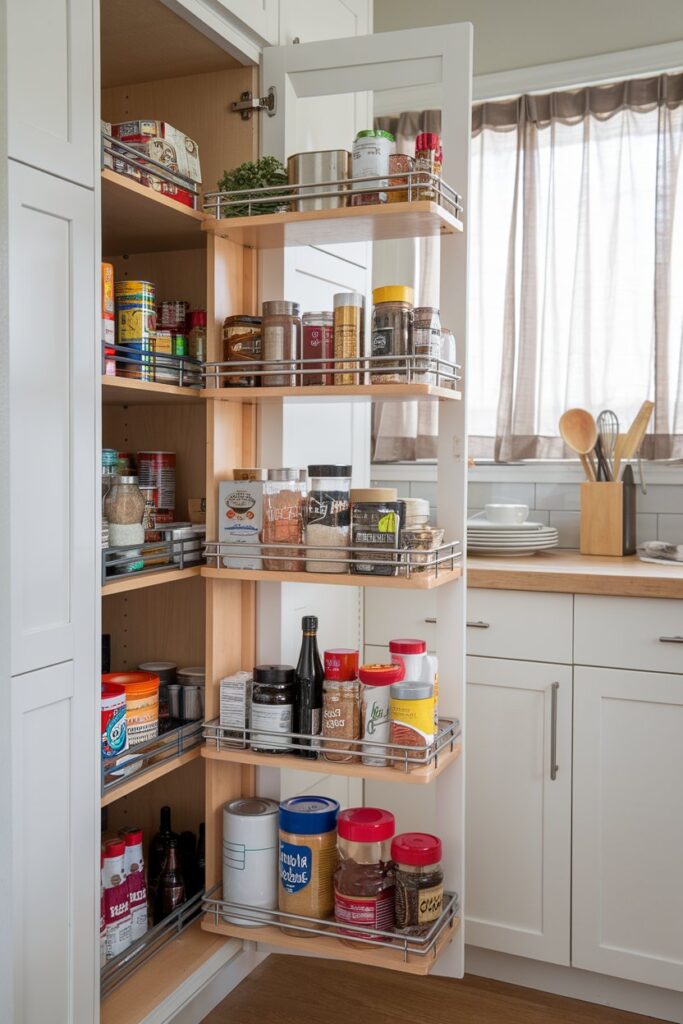 Pull-Out Pantry: Slim & Smart Storage
