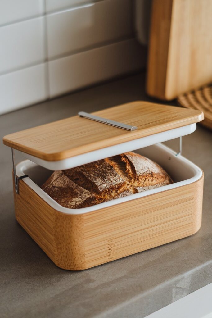 Bread Keeper with a Lid