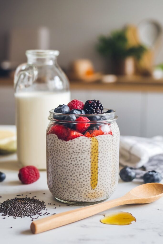Whole-Grain Cereal with Milk
