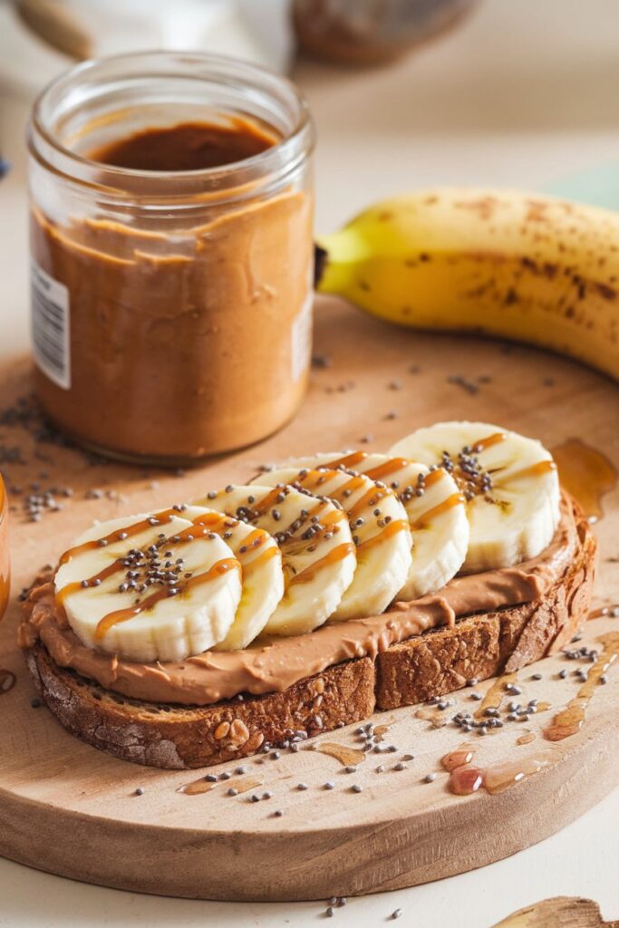 Peanut Butter and Banana Toast