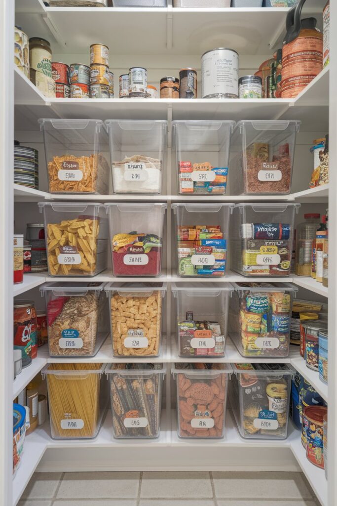 Stackable Storage Bins: Organized Pantry Bliss