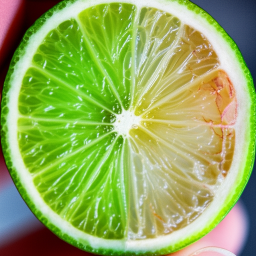 Generate a high-quality, relevant image prompt for an article about: Can Lime Juice Go Bad? Shocking