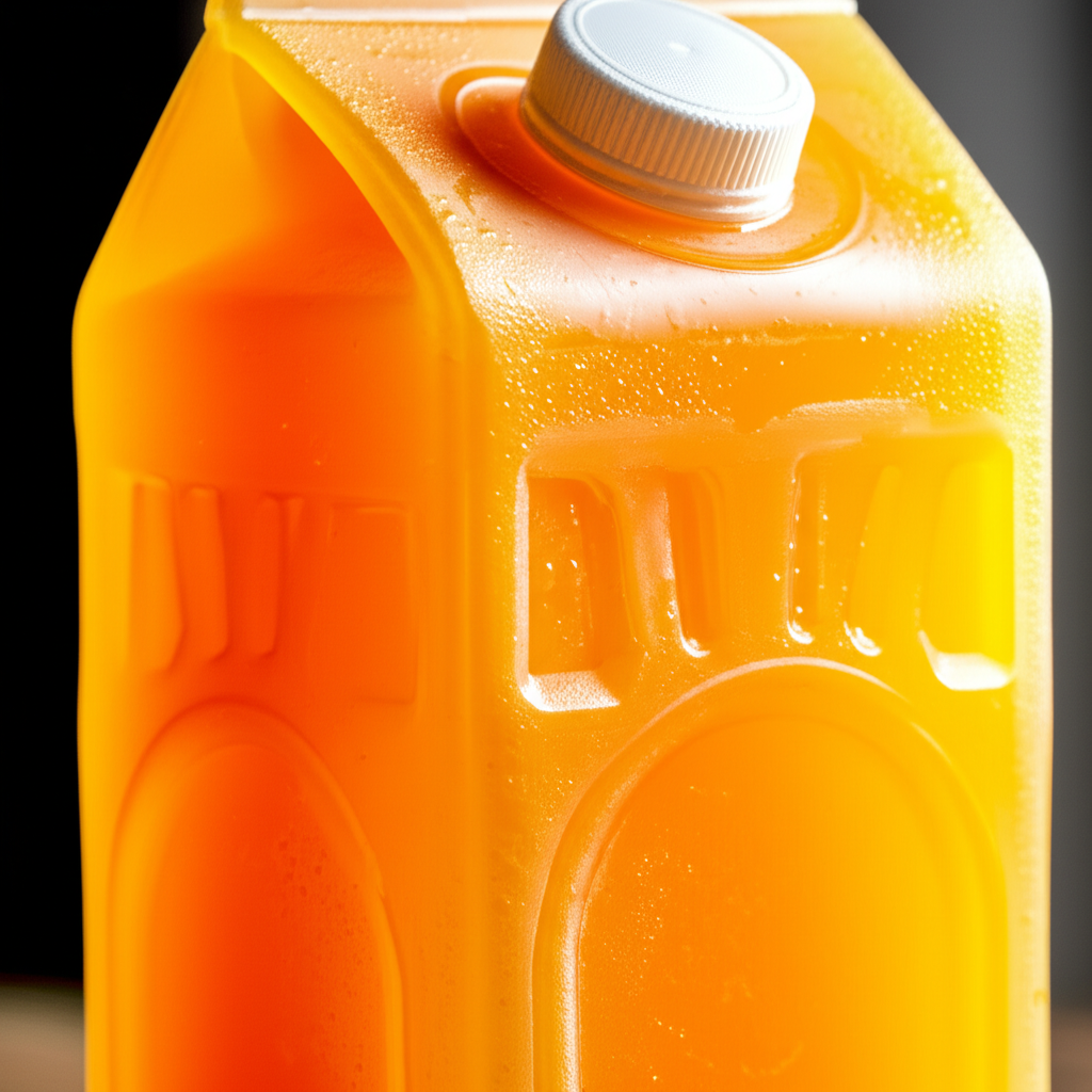 Generate a high-quality, relevant image prompt for an article about: How Long Is Orange Juice Good F