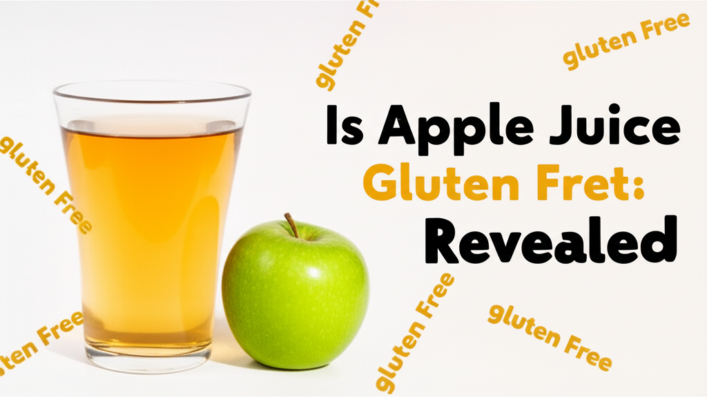 Generate a high-quality, relevant image prompt for an article about: Is Apple Juice Gluten Free: Stu