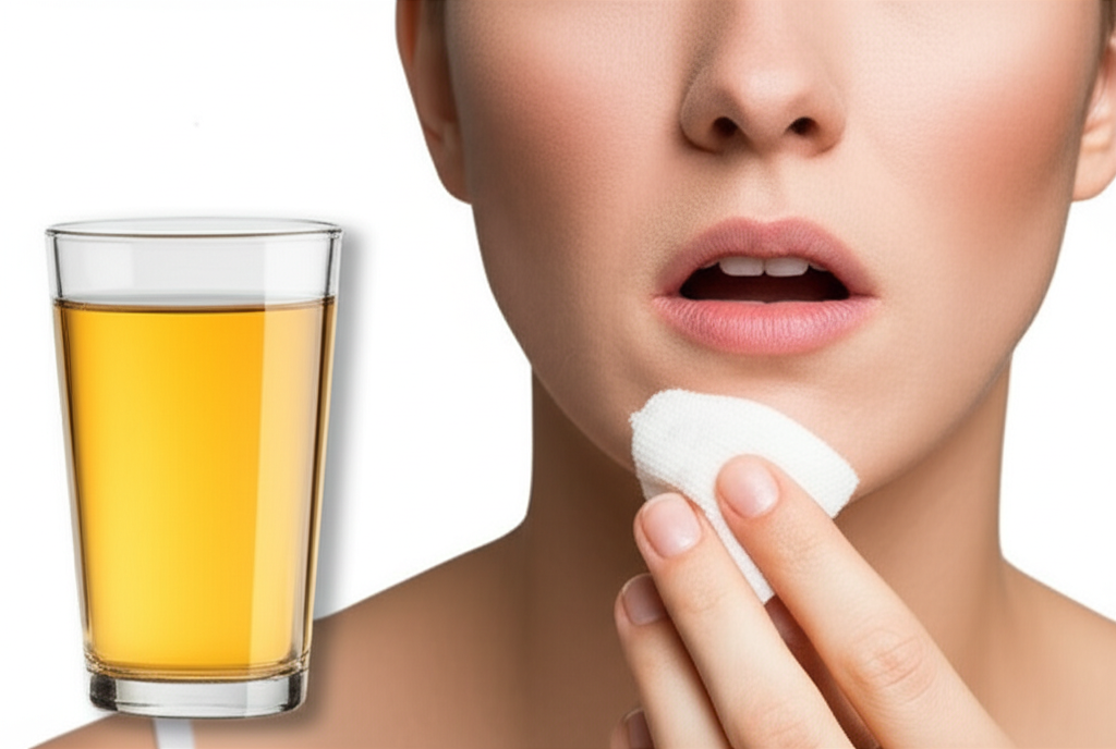 Generate a high-quality, relevant image prompt for an article about: Can I Drink Apple Juice After T