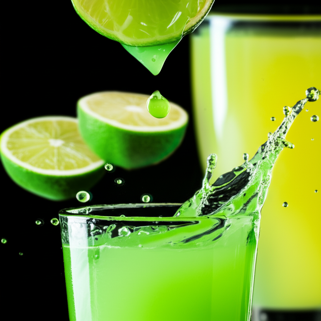 Generate a high-quality, relevant image prompt for an article about: How Long Does Fresh Lime Juice