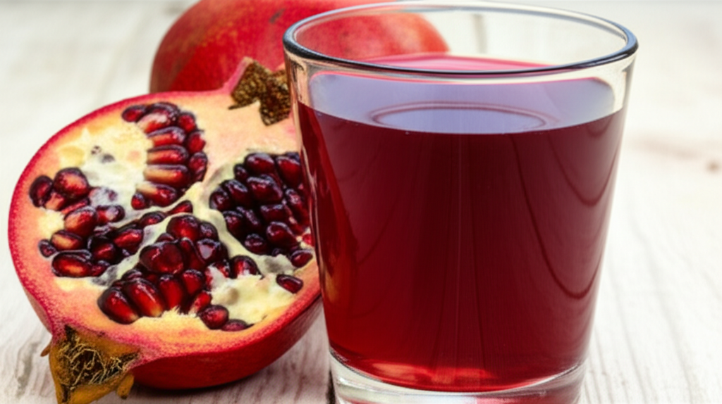 Generate a high-quality, relevant image prompt for an article about: What Is The Best Pomegranate Ju