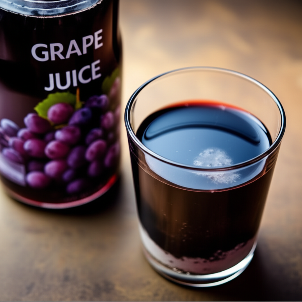Generate a high-quality, relevant image prompt for an article about: Can Grape Juice Go Bad? Shockin