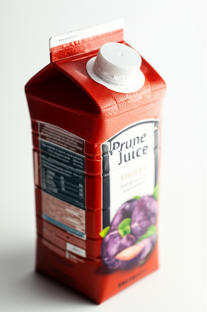 Generate a high-quality, relevant image prompt for an article about: How Long Does Prune Juice Last