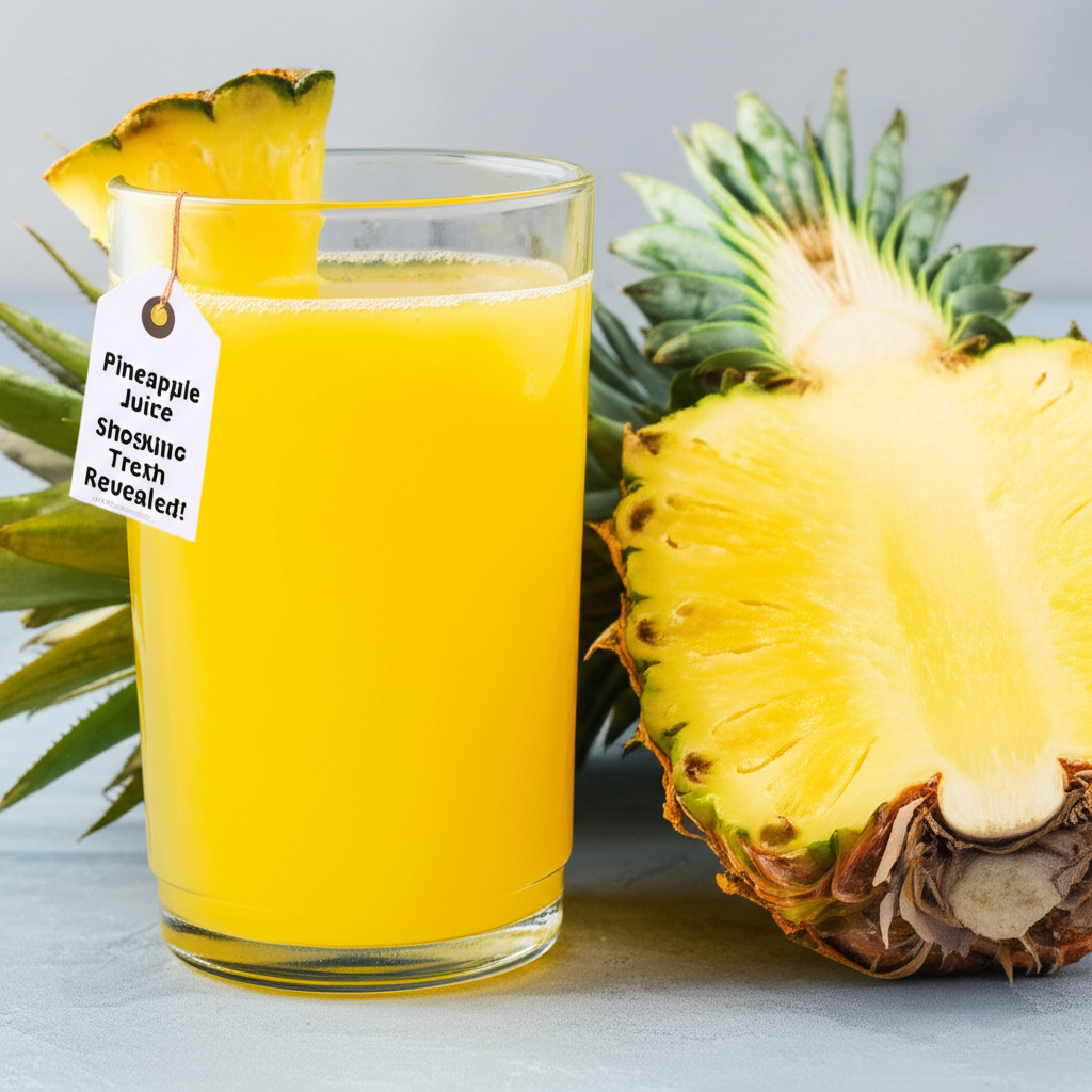Generate a high-quality, relevant image prompt for an article about: Is Pineapple Juice Low FODMAP?