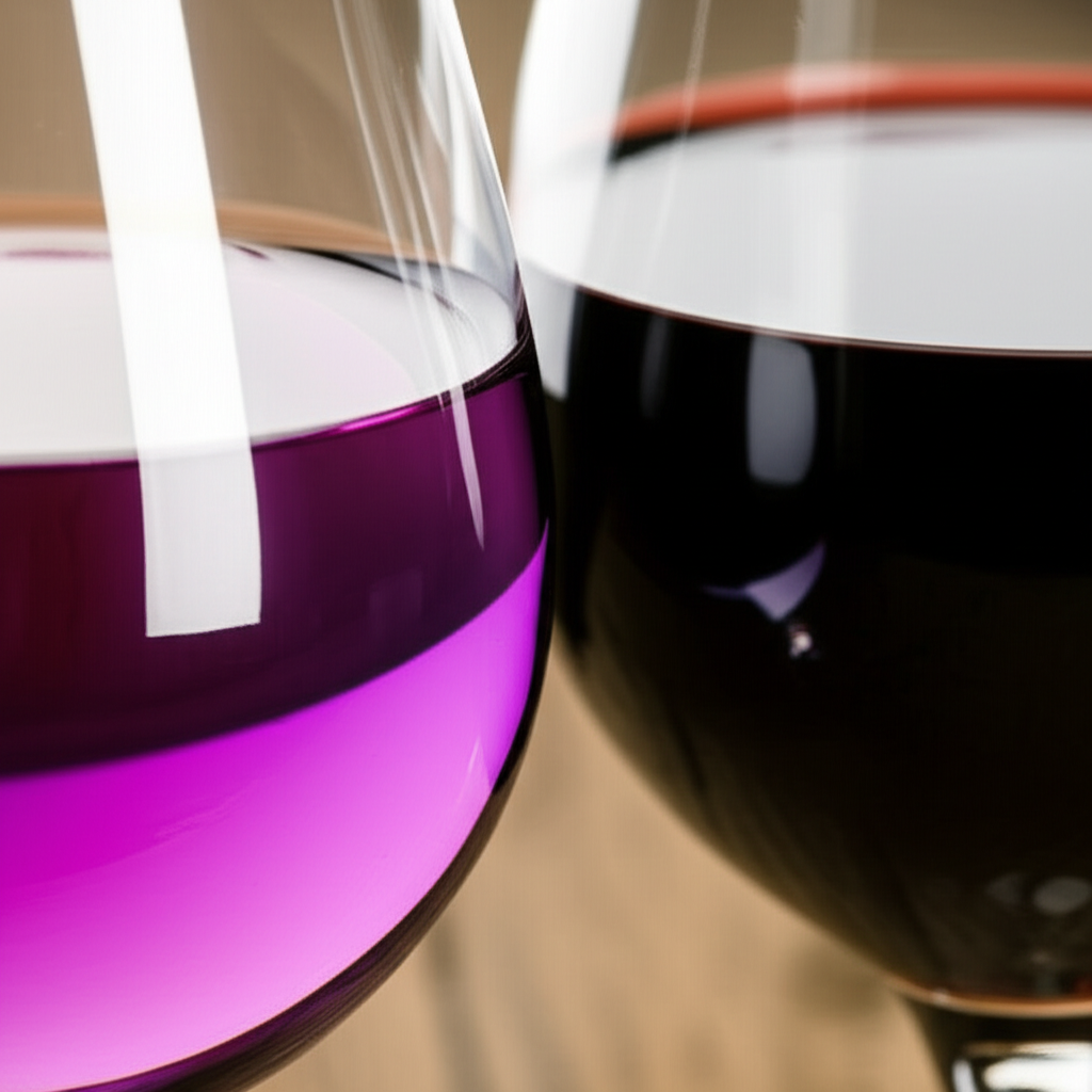 Generate a high-quality, relevant image prompt for an article about: Does Wine Taste Like Grape Juic