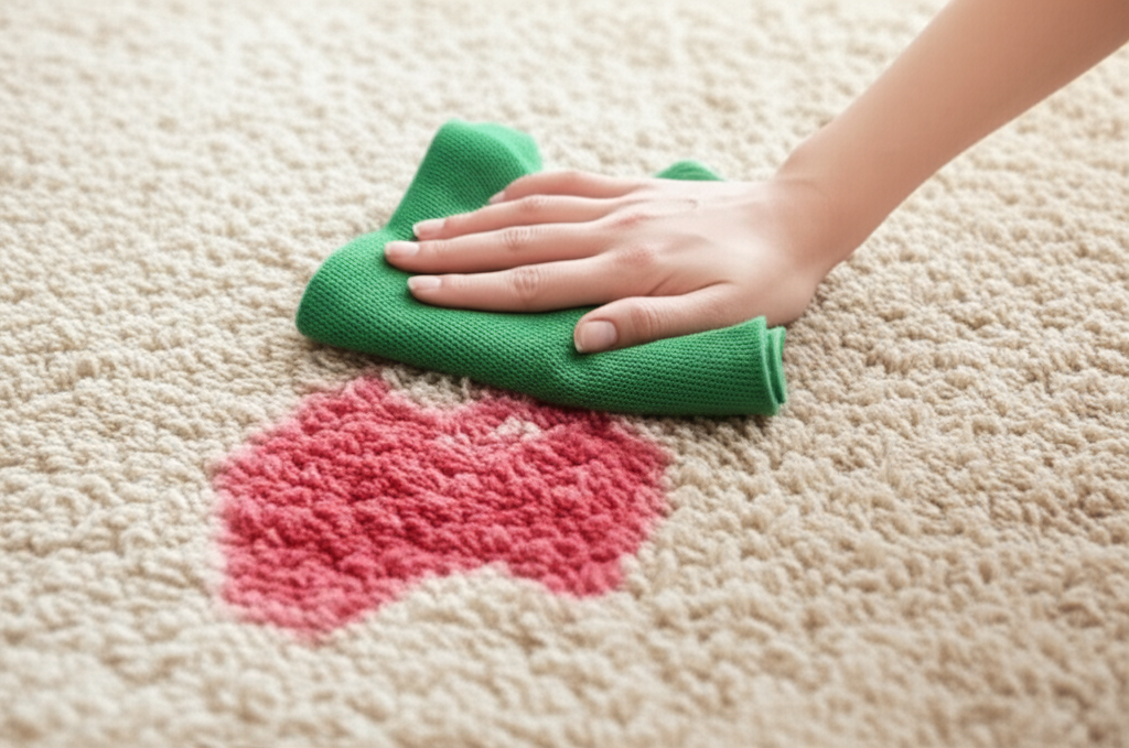 Generate a high-quality, relevant image prompt for an article about: How To Get Cranberry Juice Stai