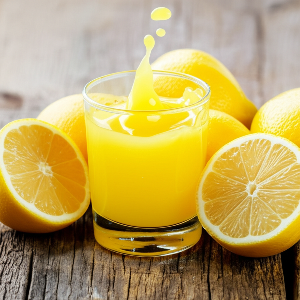 Generate a high-quality, relevant image prompt for an article about: What Is In Lemon Juice Concentr