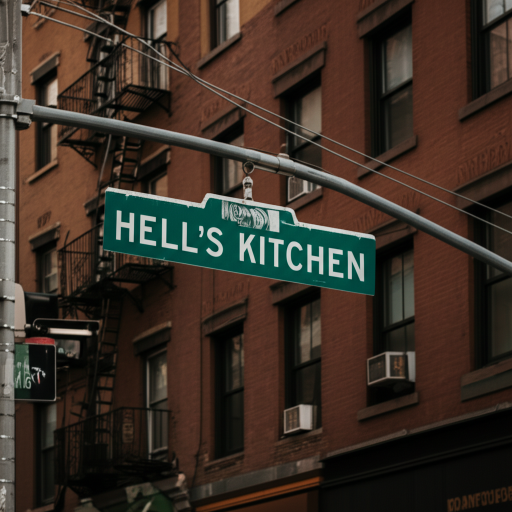 Generate a high-quality, relevant image prompt for an article about: What Is Hell’s Kitchen NYC: Sho