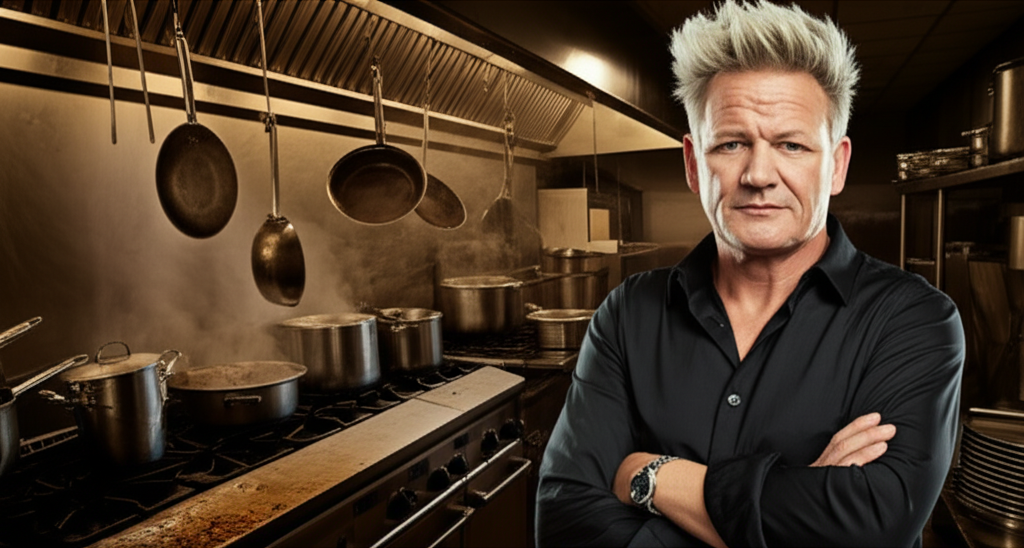 Generate a high-quality, relevant image prompt for an article about: Kitchen Nightmares: Shocking Su