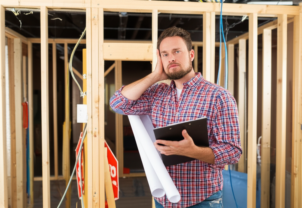 Generate a high-quality, relevant image prompt for an article about: Do You Need a Permit To Remodel