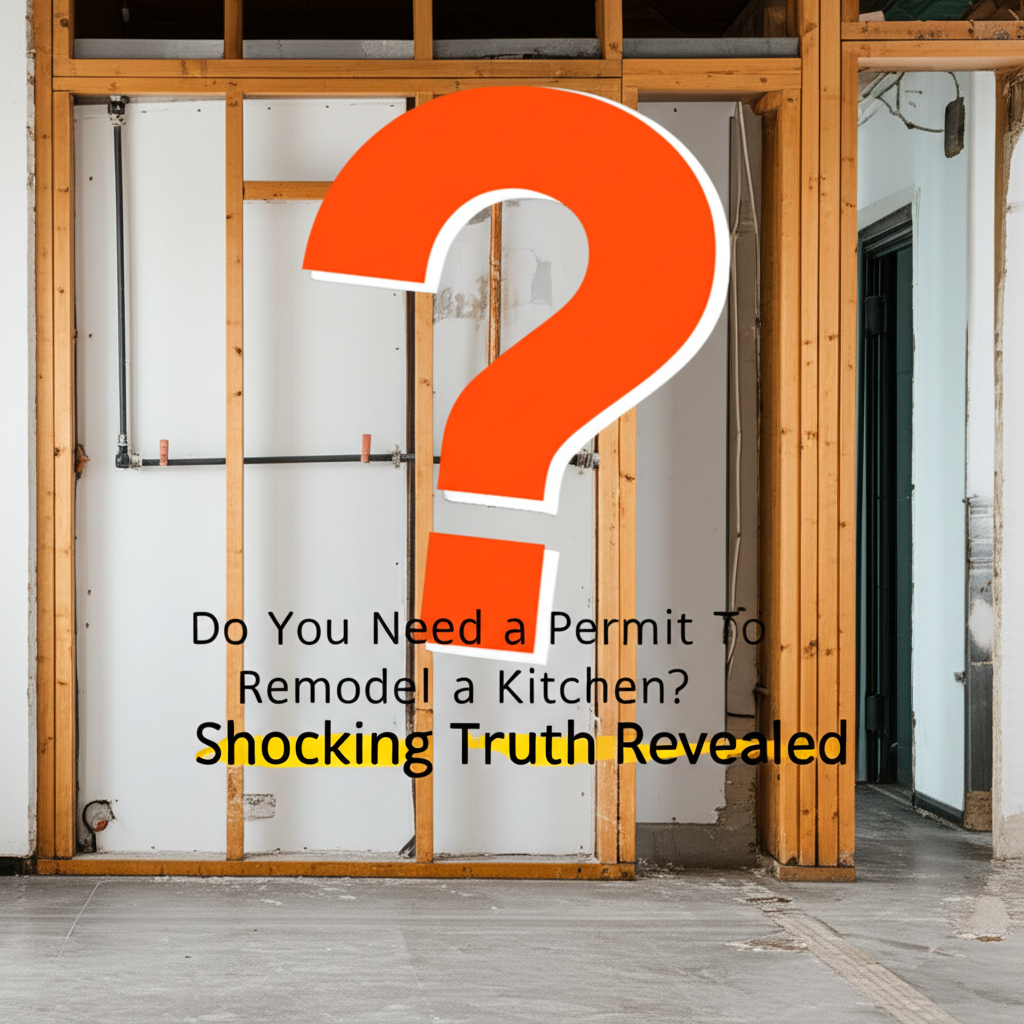 Generate a high-quality, relevant image prompt for an article about: Do You Need a Permit To Remodel