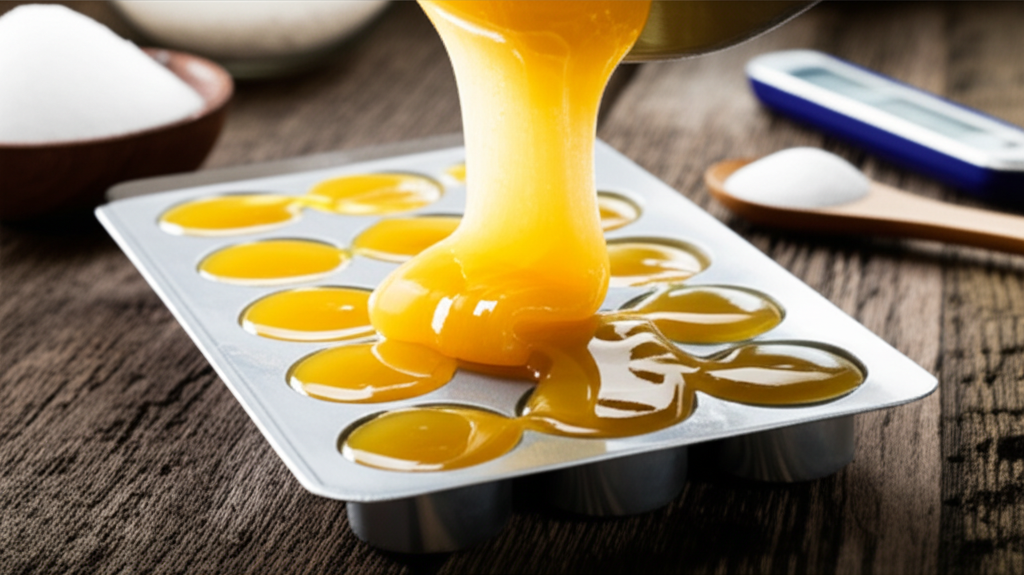 Generate a high-quality, relevant image prompt for an article about: How To Make Hard Candy Recipe: