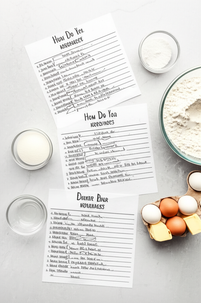 Generate a high-quality, relevant image prompt for an article about: How Do You Triple A Recipe? Ama