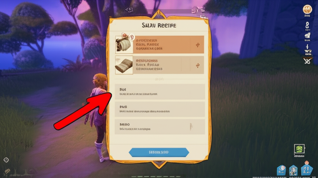 Generate a high-quality, relevant image prompt for an article about: How to Get Silk Recipe Palia: A