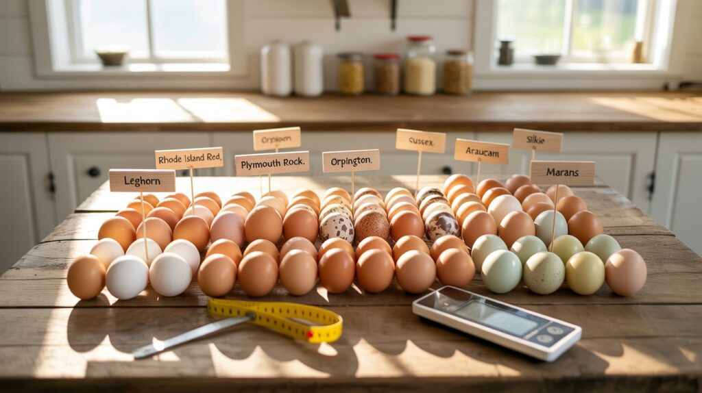 Chicken Egg Size Chart by Breed: Ultimate Guide to Egg Sizes