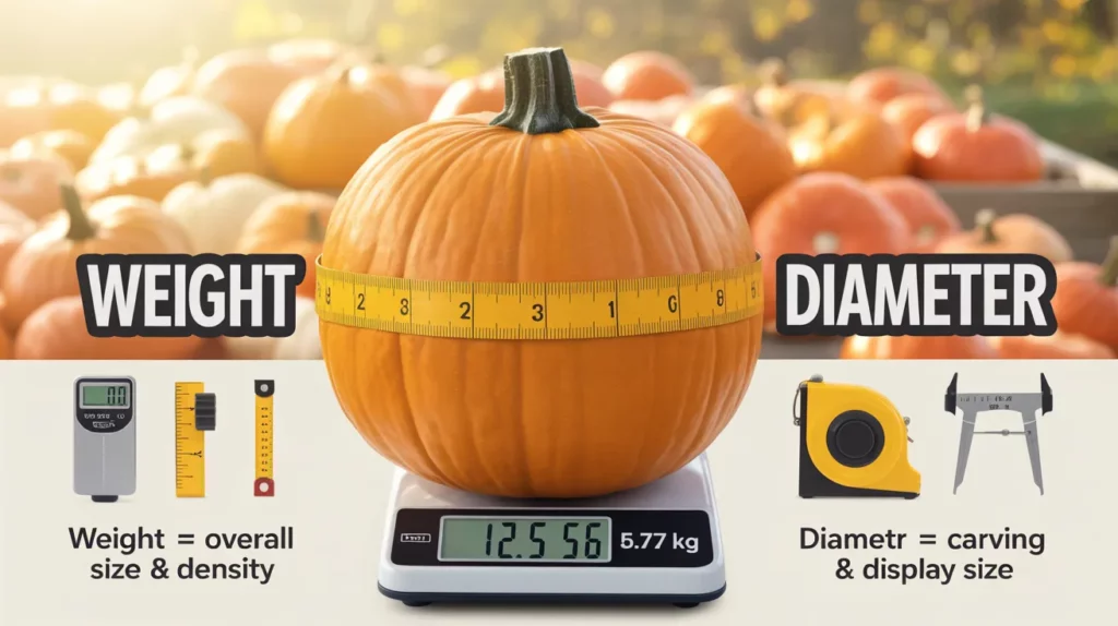 Measuring Pumpkin Size
