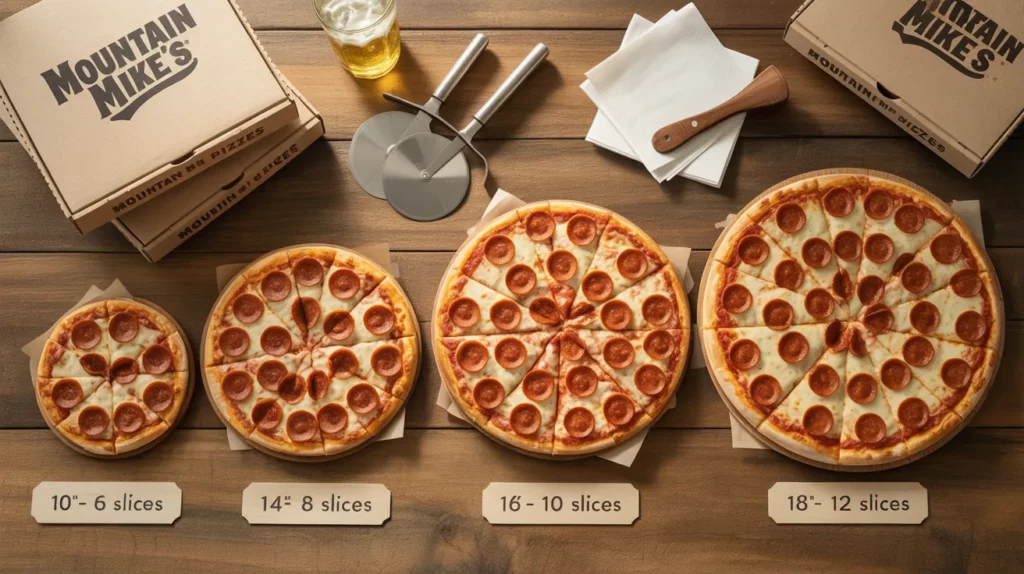 Mountain Mike's Pizza Sizes
