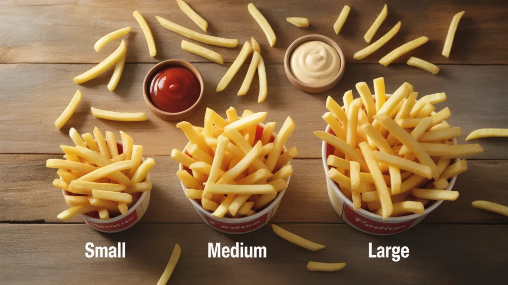 Are you curious about how different sizes of French fries compare? Whether you’re ordering at a restaurant, cooking at home, or planning a party, knowing the right size can make all the difference.