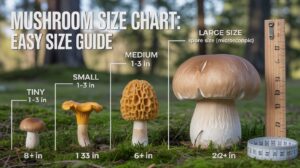 Mushroom Size Chart: Ultimate Guide to Identifying Mushroom Types