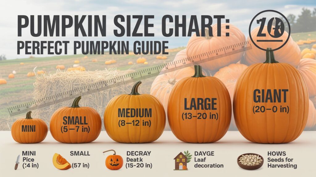 Pumpkin Size Chart: Ultimate Guide to Perfect Pumpkin Picking