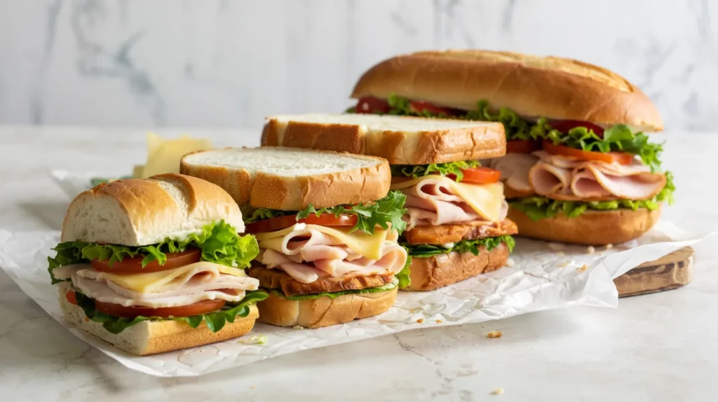 Turkey Sandwich Sizes