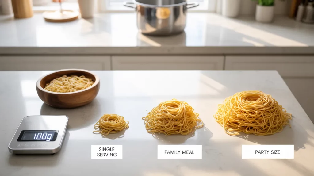 Portion Sizes For Different Meals