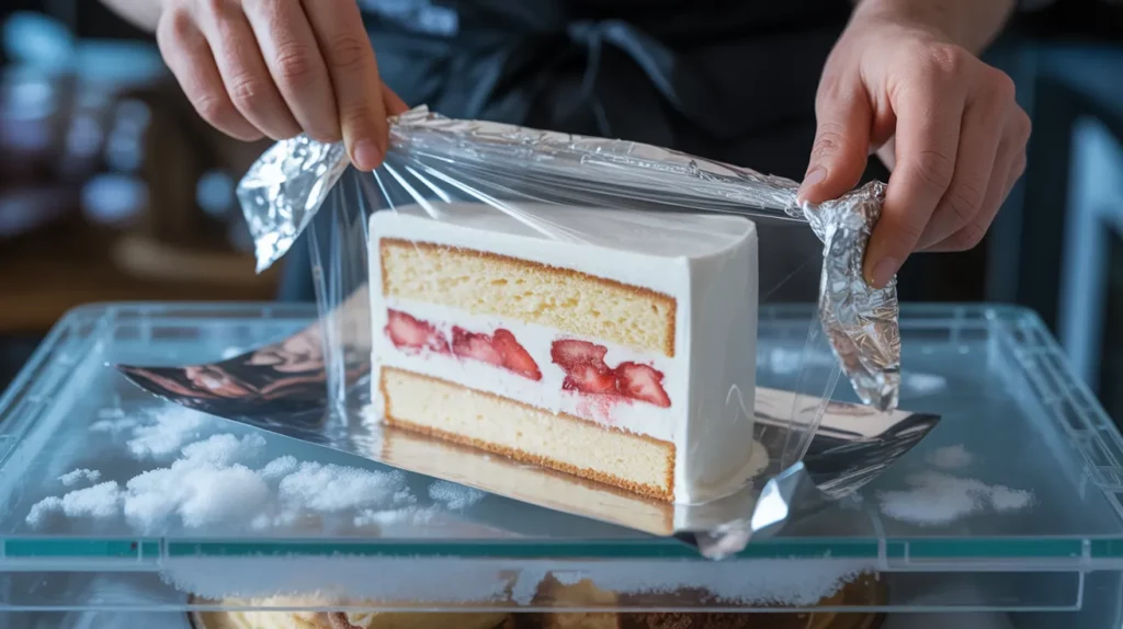 Storing Leftover Ice Cream Cake
