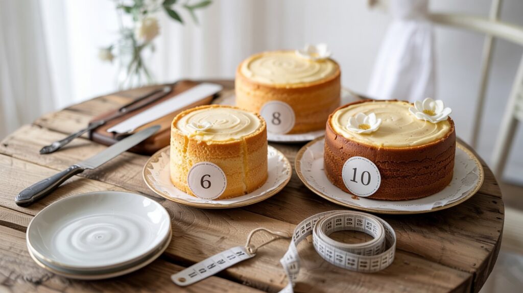 Are you planning to bake the perfect butter cake but unsure about which size to choose? Getting the size right can make all the difference in your baking success. Whether you're preparing for a small family dessert or a big celebration, knowing the exact dimensions and servings each cake size offers will save you time and stress. This Butter Cake Size Chart is designed just for you—to help you pick the ideal cake size that matches your needs perfectly. Keep reading, and you’ll never have to guess again! Butter Cake Basics Butter cake is a classic favorite in many homes and bakeries. Its rich, creamy texture comes from using butter as the main fat. This cake is simple to make and offers a tender crumb that melts in your mouth. Understanding the basics of butter cake helps you bake it perfectly every time. Knowing the ingredients and shapes can guide your baking choices and portion sizes. Key Ingredients Butter is the star ingredient in butter cake. It gives the cake its soft and moist texture. Sugar adds sweetness and helps the cake brown nicely. Eggs provide structure and richness. Flour is the base that holds everything together. Milk or cream adds moisture and makes the cake tender. Baking powder or baking soda helps the cake rise and become fluffy. Common Cake Shapes Butter cakes come in many shapes. Round pans are popular for birthdays and celebrations. Square pans work well for layered cakes or bars. Loaf pans make dense, sliceable cakes perfect for snacks. Bundt pans give a decorative ring shape that looks elegant. Each shape affects baking time and portion size. Standard Cake Sizes Butter cake size charts show common cake dimensions for baking and serving. Knowing standard sizes helps with planning portions and baking times. These charts list popular pan sizes and their typical capacities. Round Cake Dimensions Round cakes are the most popular choice for butter cakes. They come in many sizes, from small 6-inch cakes to large 12-inch cakes. A 6-inch round cake usually serves about 8 people. An 8-inch round cake can serve 12 to 16 people. A 10-inch cake serves around 20 to 25 guests. The 12-inch round cake is ideal for big parties and can serve 30 or more. The height of a standard round cake is about 2 to 4 inches. This size gives enough space for layers and frosting. Bakers often use these sizes for birthdays, weddings, and other celebrations. Square And Rectangle Options Square and rectangular butter cakes offer a modern look. Square cakes come in sizes like 8x8 inches or 10x10 inches. They serve a similar number of guests as round cakes of the same size. Rectangular cakes vary more in size, such as 9x13 inches or larger sheet cakes. A 9x13 inch rectangle cake serves about 20 to 24 people. Larger sheet cakes, like 12x18 inches, serve 40 or more. These shapes make cutting and serving easier. They also fit well on buffet tables or dessert trays. Portion Sizes And Servings Understanding the right portion sizes helps serve butter cake perfectly. It ensures every guest enjoys a fair share of the cake. Portion sizes depend on the cake's shape and layers. Knowing the servings helps plan the event better. It avoids both waste and shortage of cake slices. Single Layer Portions Single layer butter cakes come in many sizes. Common sizes include 8-inch and 9-inch rounds. An 8-inch single layer cake usually serves 8 to 12 people. A 9-inch cake can serve about 12 to 16 people. Each slice is usually cut 1 to 2 inches wide. This size offers a nice balance between portion and taste. Cut the cake into squares or wedges based on preference. Multi-layer Cake Portions Multi-layer butter cakes provide more servings due to extra layers. A typical two-layer 8-inch cake serves 16 to 20 people. A three-layer 9-inch cake can serve 24 to 30 people. Layers add height and make the cake more filling. Cut the cake into smaller slices than single layers. This way, everyone gets a satisfying bite without waste. Sizing For Special Occasions Choosing the right butter cake size is key for special events. The size affects how many guests enjoy the cake. It also impacts the presentation and the overall celebration mood. Understanding the ideal size helps avoid waste or running short. Different occasions need different cake sizes. The number of guests and the event type guide the selection. Each occasion has unique needs for cake servings and design. Birthday Cakes Birthday cakes come in many sizes. Small cakes suit intimate gatherings up to 10 people. Larger cakes serve big parties of 20 or more. A good rule: one slice per guest. Choose a size that matches your guest count exactly. Wedding Cakes Wedding cakes usually need more servings. They often have multiple tiers for a grand look. Each tier can serve 20 to 50 slices. Total servings depend on guest count and cake design. Plan carefully to serve all attendees with enough cake. Party Cakes Party cakes vary by event type and size. Casual parties need medium-sized cakes for 15 to 30 people. Formal parties may require bigger cakes or multi-tier options. Know your guest number and event style before choosing the size. Adjusting Cake Size Adjusting the size of a butter cake can help you serve the right number of guests. It also ensures that the cake fits your occasion perfectly. Changing the size involves more than just picking a bigger or smaller pan. You must also adjust the recipe and cutting method for best results. Scaling Recipes Scaling a butter cake recipe means changing ingredient amounts to match your pan size. Use a cake size chart to find the right pan volume. Multiply or divide each ingredient by the same factor. Keep baking time and temperature in mind. Larger cakes may need more time, smaller ones less. Check doneness by inserting a toothpick in the center. Cutting Tips For Even Portions Cutting an evenly sized butter cake is simple with a few tricks. Start by marking the top lightly with a knife or toothpick. Use a ruler or string to measure equal sections. Cut straight down with a sharp knife. Clean the knife between cuts for clean edges. Serving equal pieces ensures everyone gets a fair share. Tools For Measuring And Cutting Measuring and cutting butter cake accurately needs the right tools. These tools help bakers create even portions and maintain the cake's shape. Using proper tools also saves time and reduces waste. This section covers essential tools for measuring and cutting butter cake. Cake Pans And Molds Cake pans come in different sizes and shapes. Choosing the right pan affects the cake’s size and thickness. Round, square, and rectangular pans are common choices. Molds add creative shapes to butter cakes. Silicone molds offer easy release and simple cleaning. Metal pans provide even heat for baking. Always pick a pan size that matches your recipe for best results. Portioning Tools Portioning tools help cut the cake into equal pieces. Cake slicers with adjustable wires create uniform slices. A ruler or measuring tape can mark cutting points. Cake knives with serrated edges cut smoothly without crumbling. Using portioning tools ensures every slice looks neat and professional. It helps serve the right size to each guest. Common Mistakes To Avoid Choosing the right butter cake size can be tricky. Many make common mistakes that lead to wasted cake or unhappy guests. Avoid these errors to serve the perfect portion every time. Overestimating Portions People often think cake slices should be larger than needed. This causes baking bigger cakes than necessary. Larger cakes mean more leftovers or food waste. Cutting smaller, even slices saves cake and satisfies guests. Use the size chart to get the right portion count. Ignoring Cake Shape Impact Cake shape affects how many slices you get. Round cakes and square cakes serve differently. A 9-inch round cake serves fewer people than a 9-inch square one. Rectangular cakes also differ in slice count. Always consider the cake shape when choosing size to avoid surprises. Tips For Storing Leftover Cake Storing leftover butter cake properly keeps it fresh and tasty for days. Leftover cake can dry out or absorb odors if not stored right. Simple storage tips help maintain its softness and flavor. Follow these tips to enjoy your cake longer. Freezing Techniques Freezing is a great way to save leftover butter cake. Wrap the cake tightly with plastic wrap. Then cover it with aluminum foil or place it in an airtight container. This prevents freezer burn and keeps moisture in. Freeze the cake in small portions for easy thawing. Thaw the cake slowly in the fridge before eating. Maintaining Freshness Store leftover butter cake in an airtight container at room temperature. Keep the cake away from heat and sunlight. Use wax paper between layers to avoid sticking. Consume the cake within 2 to 3 days for best taste. For longer storage, refrigerate but expect slight dryness. Let refrigerated cake come to room temperature before serving. Frequently Asked Questions What Are Standard Butter Cake Sizes? Standard butter cake sizes include 6-inch, 8-inch, and 9-inch round pans. Square and rectangular pans are also common. Each size yields different servings, helping you plan portions accurately. How Many Servings Does A Butter Cake Size Provide? A 6-inch cake serves about 8 people. An 8-inch cake serves 12-16 people. A 9-inch cake serves 20 or more, depending on slice size. Which Butter Cake Size Suits A Small Gathering? For small gatherings, a 6-inch cake is ideal. It serves around 8 people and is easy to store and serve. Can I Use Different Pan Shapes For Butter Cake? Yes, butter cake can be baked in round, square, or rectangular pans. Adjust baking time slightly for different shapes and depths. Conclusion Choosing the right butter cake size matters for every event. This chart helps pick sizes that fit your needs. Smaller cakes work well for few people. Larger cakes serve bigger groups easily. Use this guide to plan your baking better. Enjoy baking and sharing your perfect butter cake!