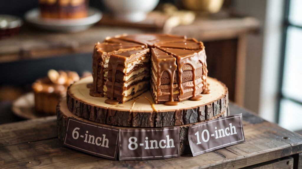 Caramel Cake Flavour Size Chart: Ultimate Guide for Perfect Portions