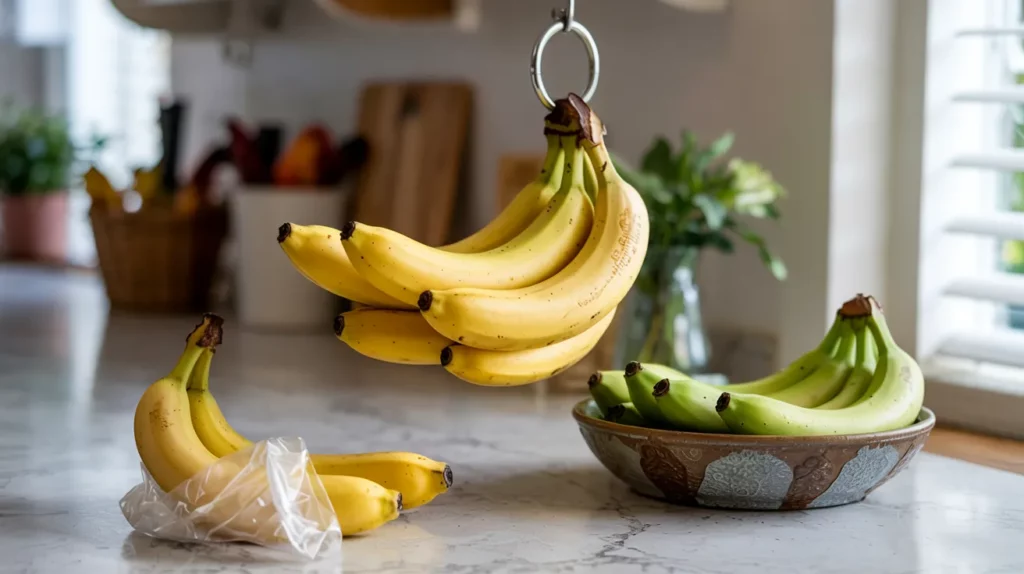 Storing Bananas To Maintain Size And Quality
