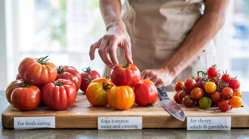 Applications Of Tomato Size Chart