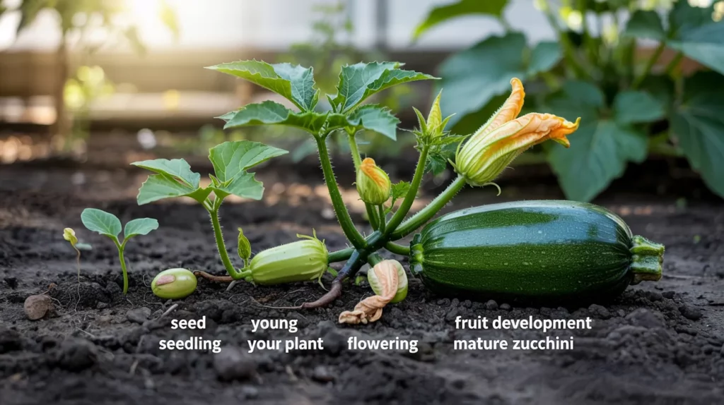 Zucchini Growth Stages
