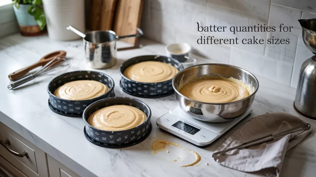 Batter Quantities For Different Sizes