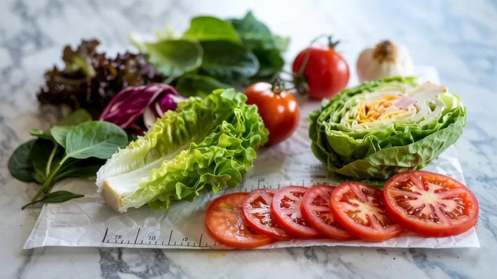 Lettuce And Tomato Measurements
