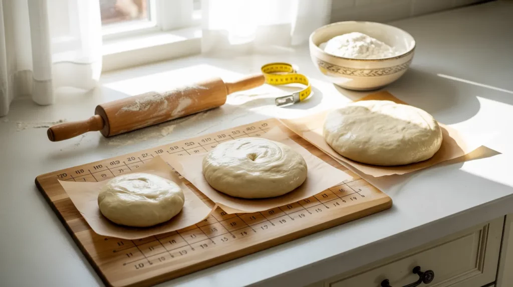 Choosing the right pizza dough size makes a big difference