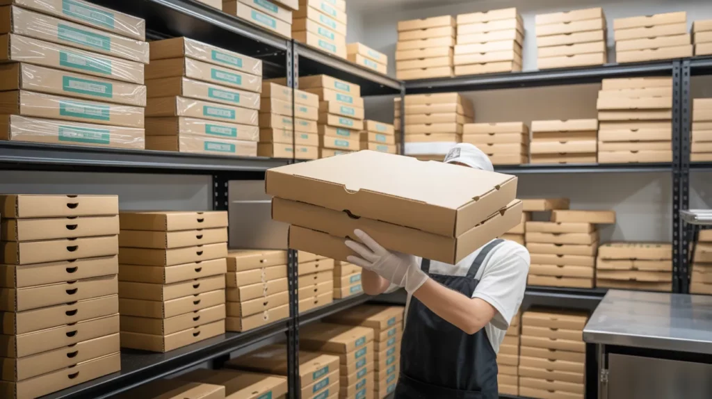 Storage And Handling Of Pizza Boxes