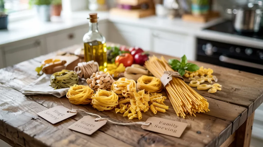 Are you ever confused about which pasta size to choose for your recipes?