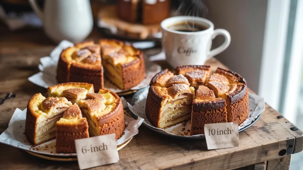 Coffee Cake Size Chart: Ultimate Guide for Perfect Portions
