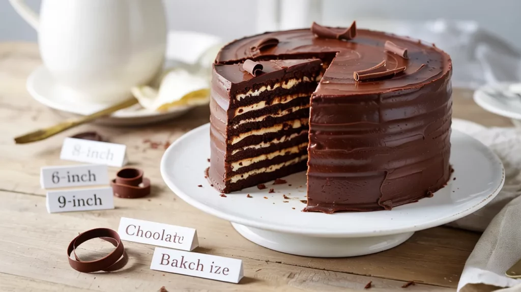 Are you planning to bake or order a chocolate cake but unsure about the right size? 